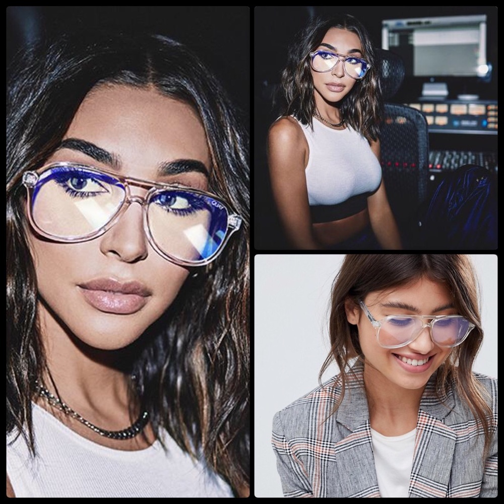 QUAY 🧲 Magnetic - Clear Blue Light Blockers NWT